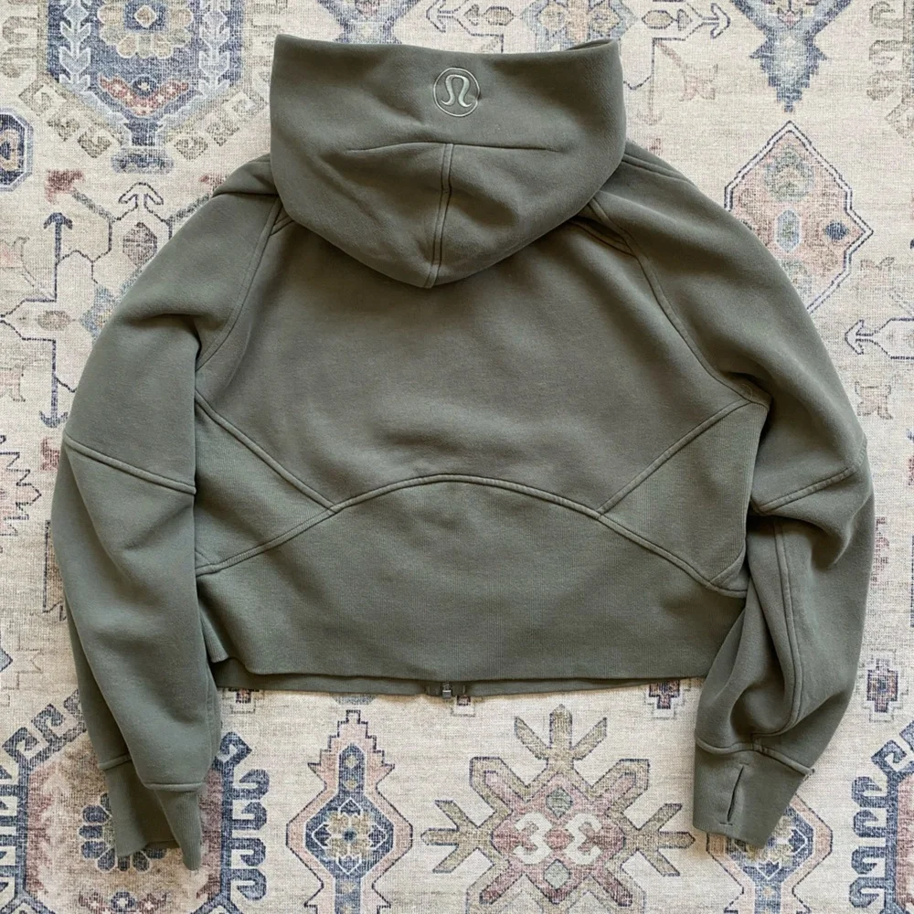 Lululemon Scuba Oversized Full Zip Hoodie in Carob Brown - Picture 3 of 5